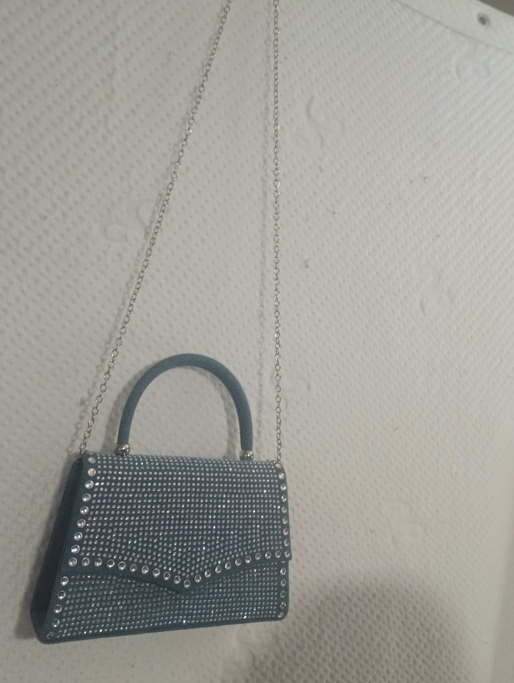 New Blue Studded Purse